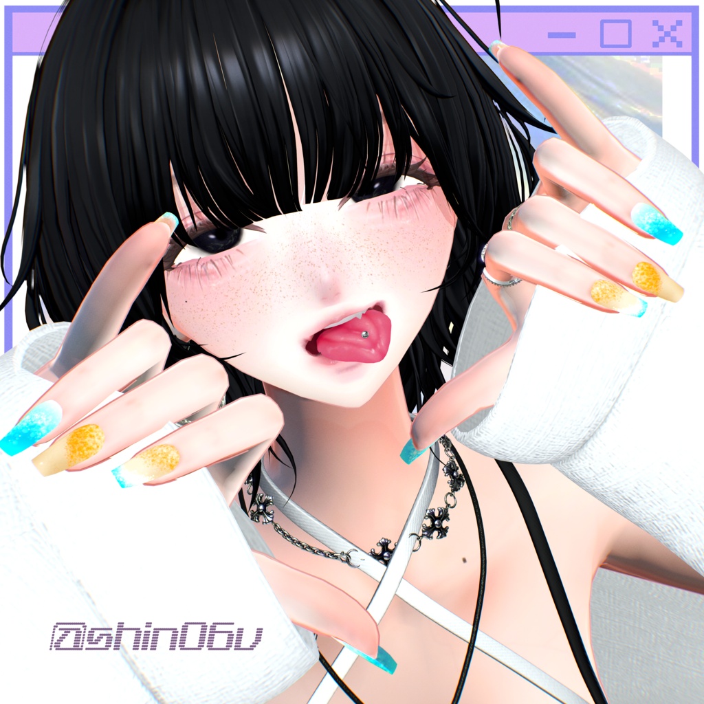 ‼️発売記念セール‼️VRCポーズ 70Animation Nail Pose Vol.1