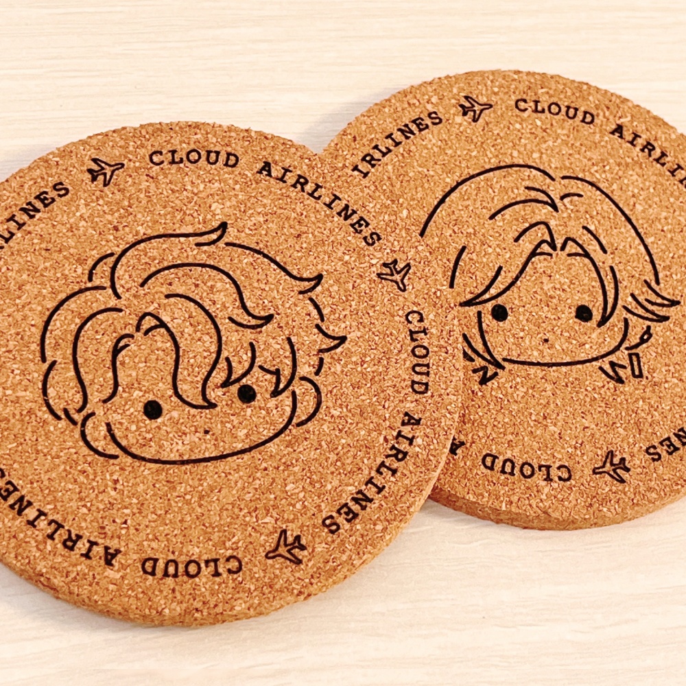 雲生・雲次 コルクコースター【刀剣乱舞】