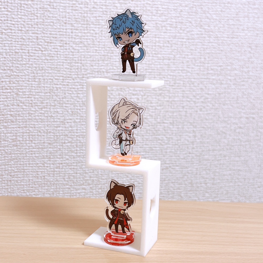 刀猫男士 ミニアクスタ専用 S字スタンド