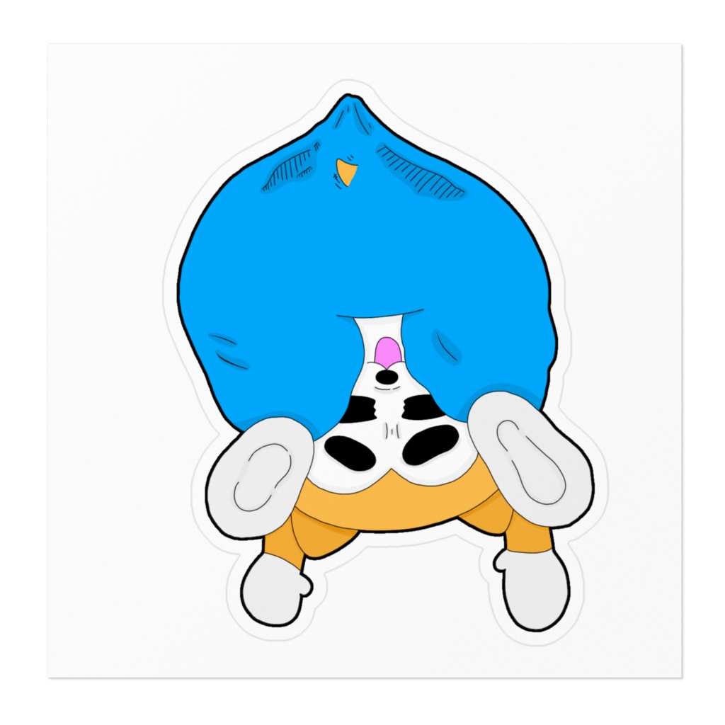 ステッカー 10cm - 【お尻吊られあーまん】