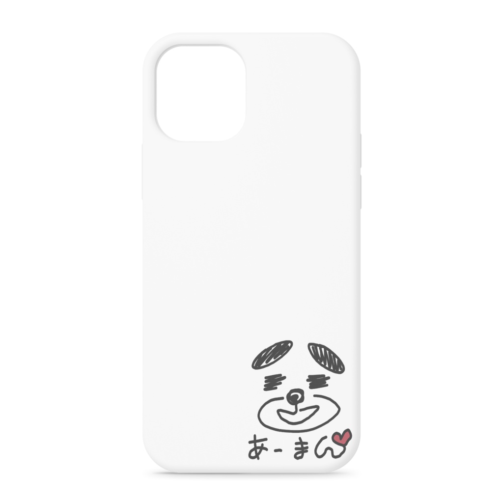 iPhoneケース  iPhone12 / 12 Pro - 【自画像サイン】