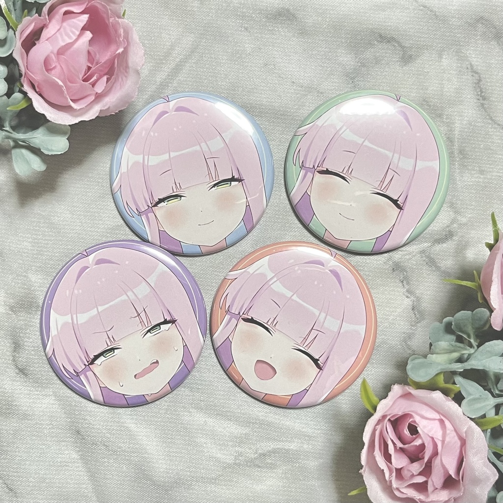 カヤ フェイス缶バッジ