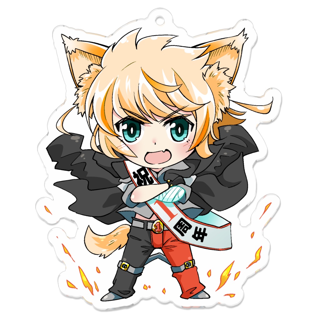 【10/19まで期間限定再販】鏑木こまち1周年アクリルキーホルダー
