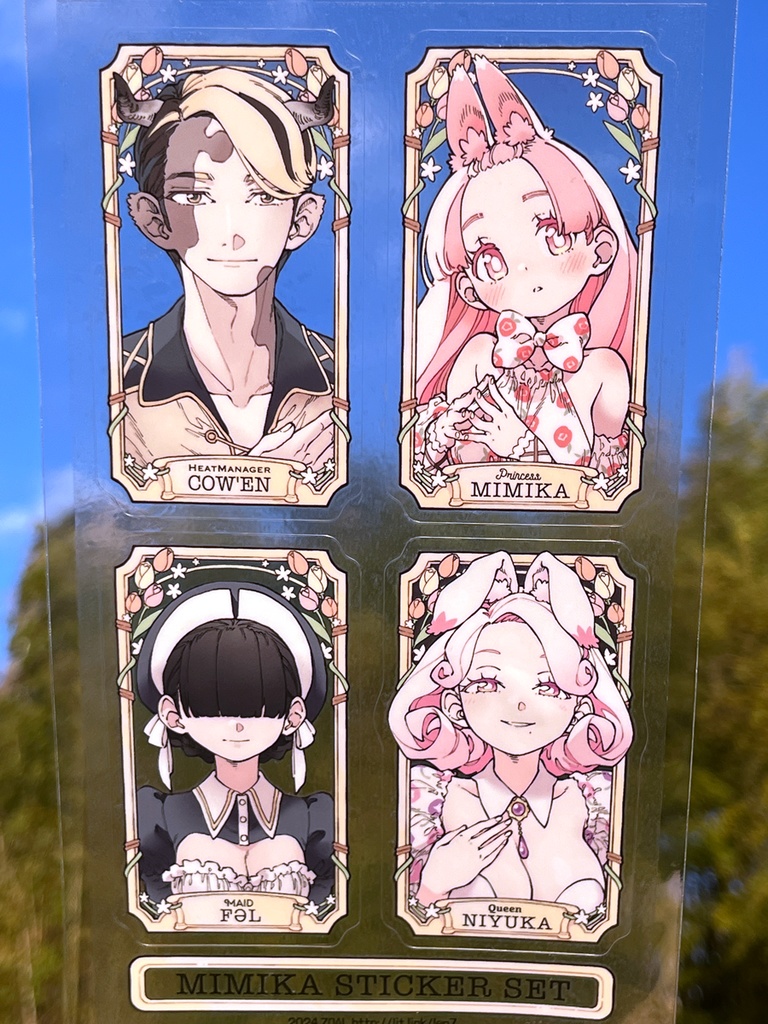 MIMIKAクリアステッカー