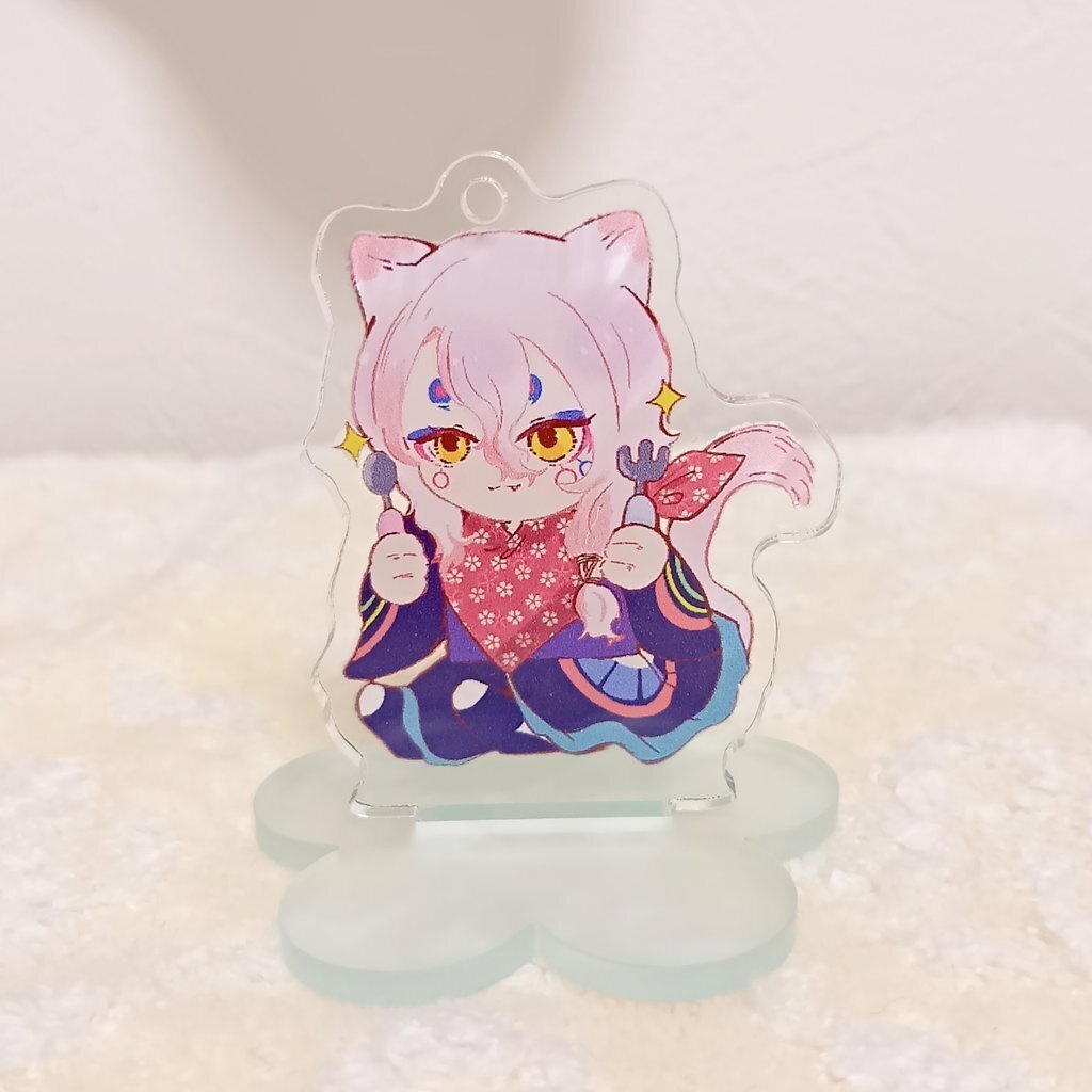 ごはん待ちねこんちゃんアクスタ