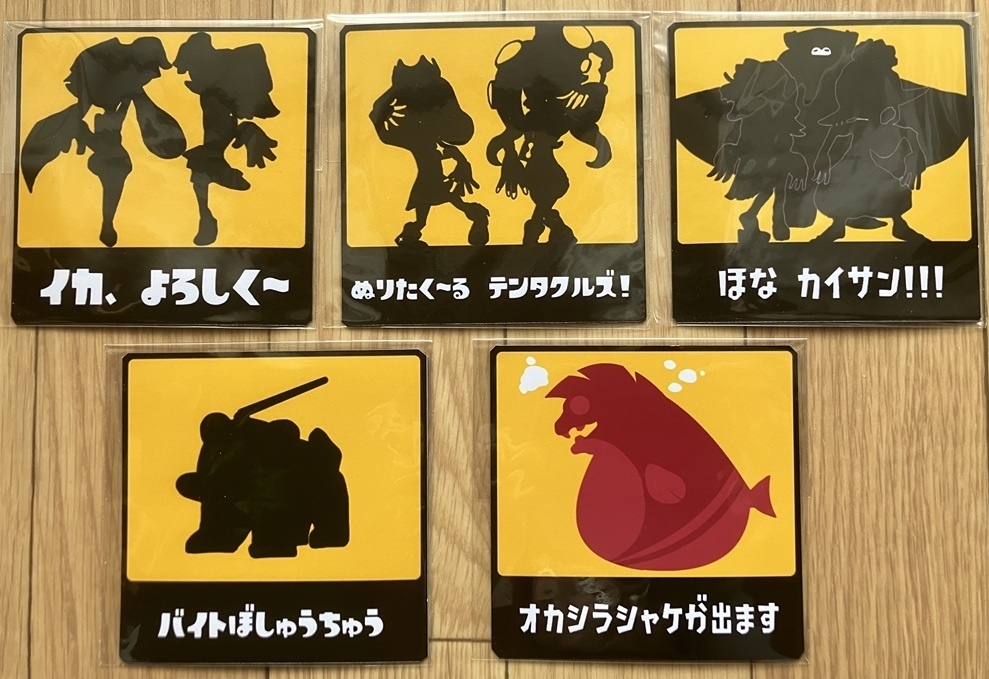 イカマグネットステッカー　NPCシリーズ