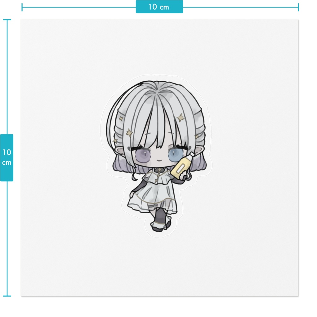 シキハルキデフォルメステッカー(ver.anemone様詰め)