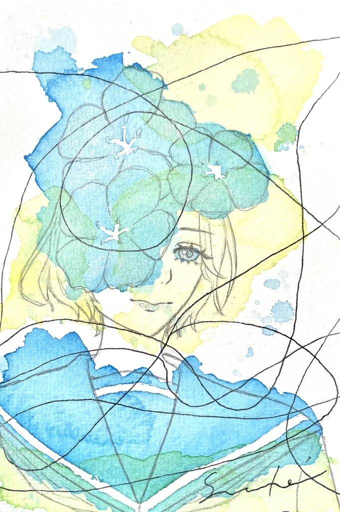 ドローイング原画 君の匂い