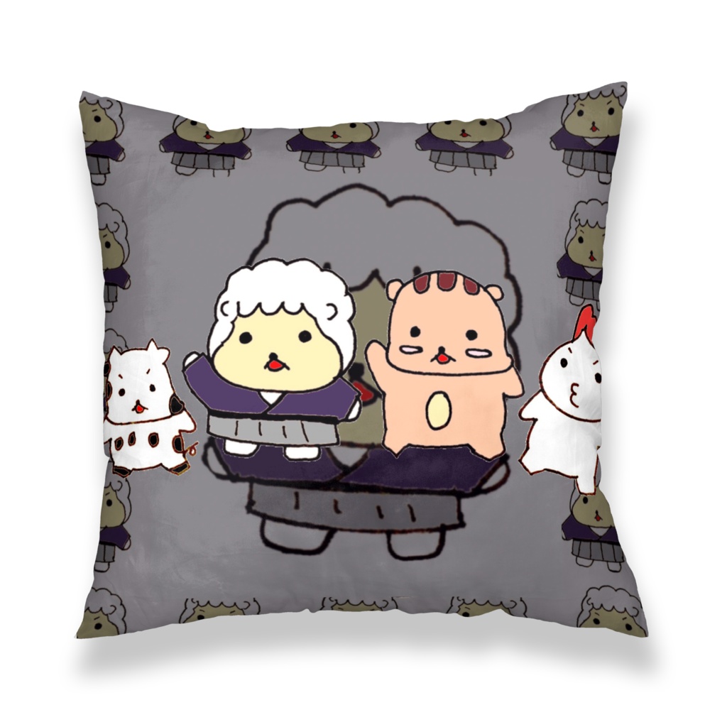 もこりんのクッションカバー