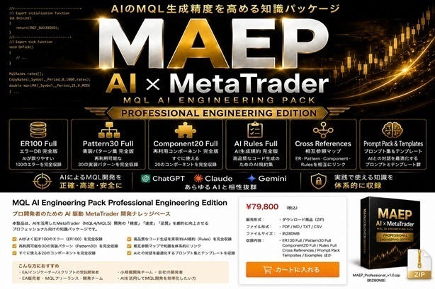 MQL AI Engineering Pack - Professional Engineering Edition (MAEP Professional)
