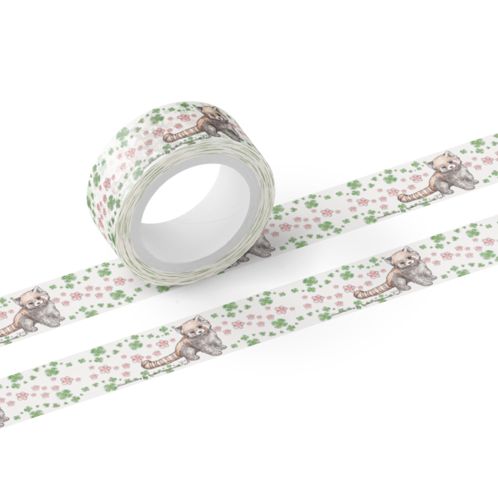 15mmマスキングテープ01(レッサーパンダ)