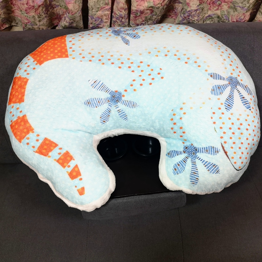 トッケイヤモリの巨大クッション