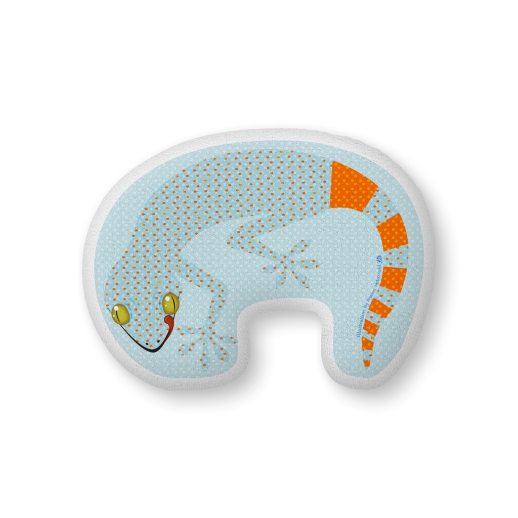 トッケイヤモリの巨大クッション