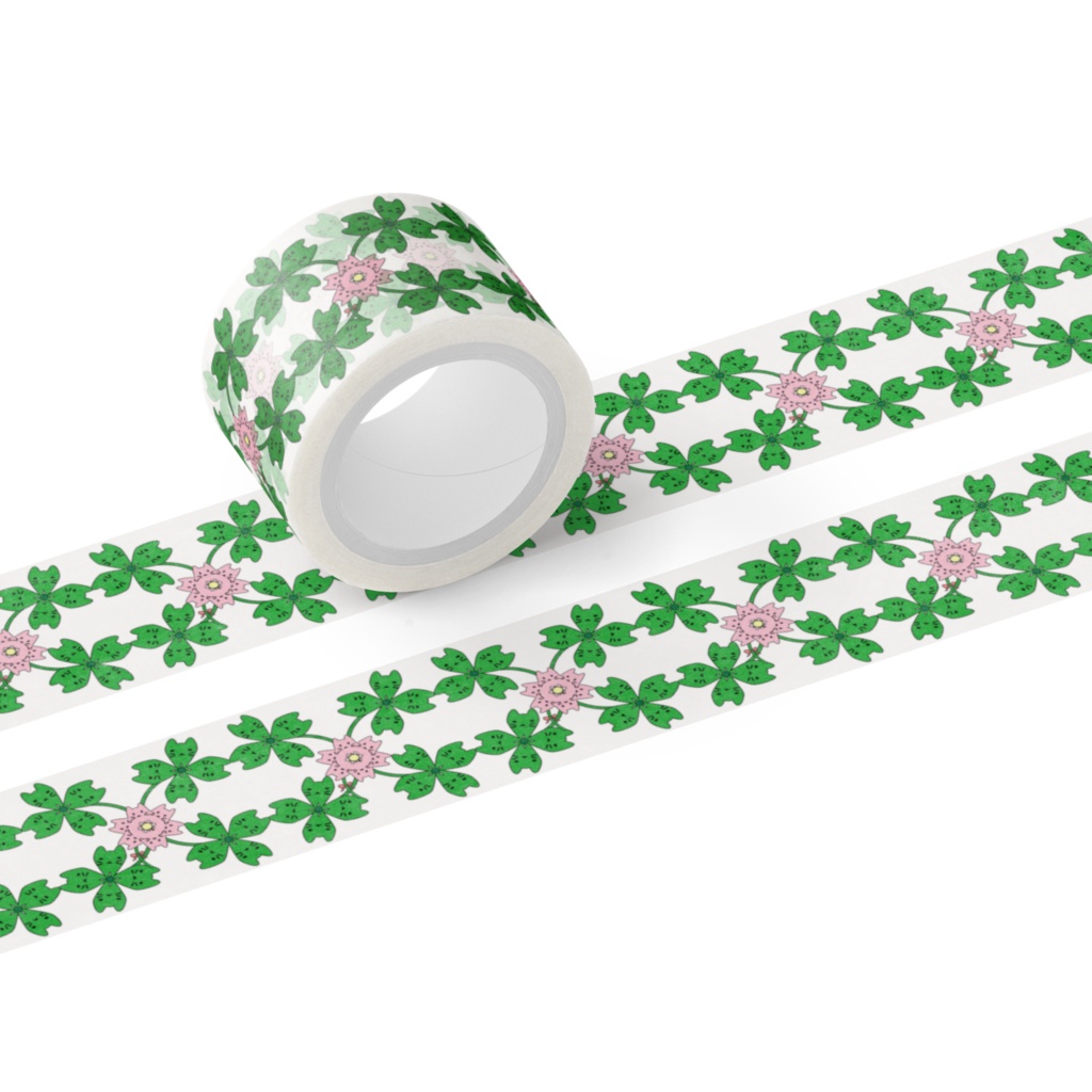 しょくぶにゃのマスキングテープ25mm幅