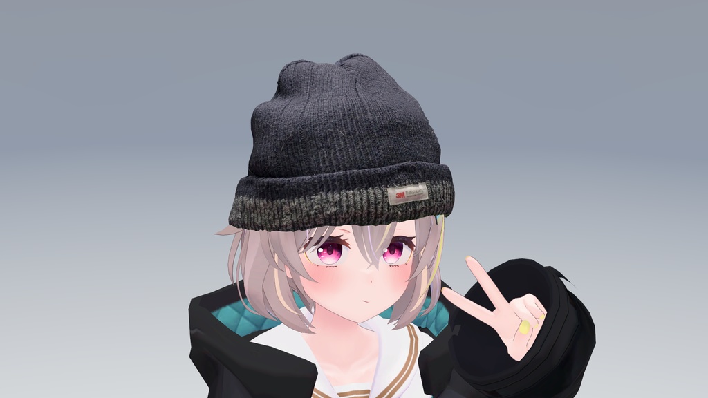 し〇むらで買ったニット帽