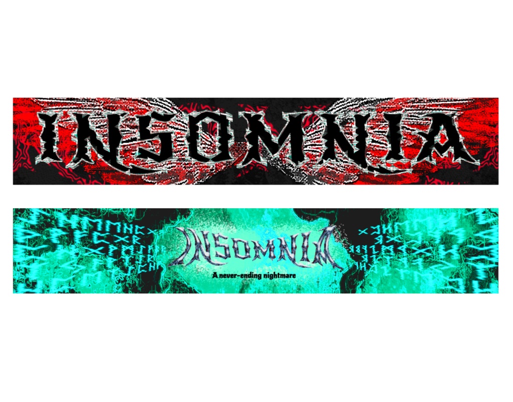 【INSOMNIA】ライブタオル 各種　リストバンド付き