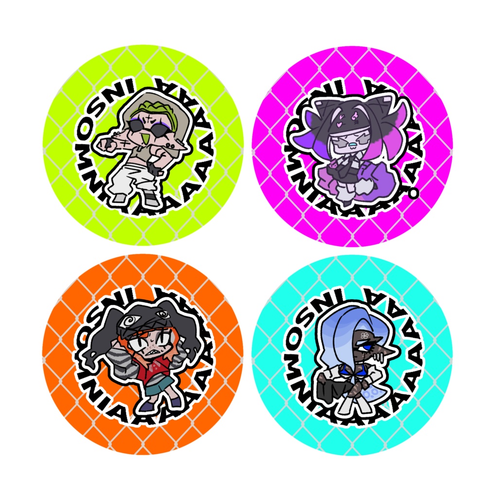 【INSOMNIA】リフレクターキーホルダー