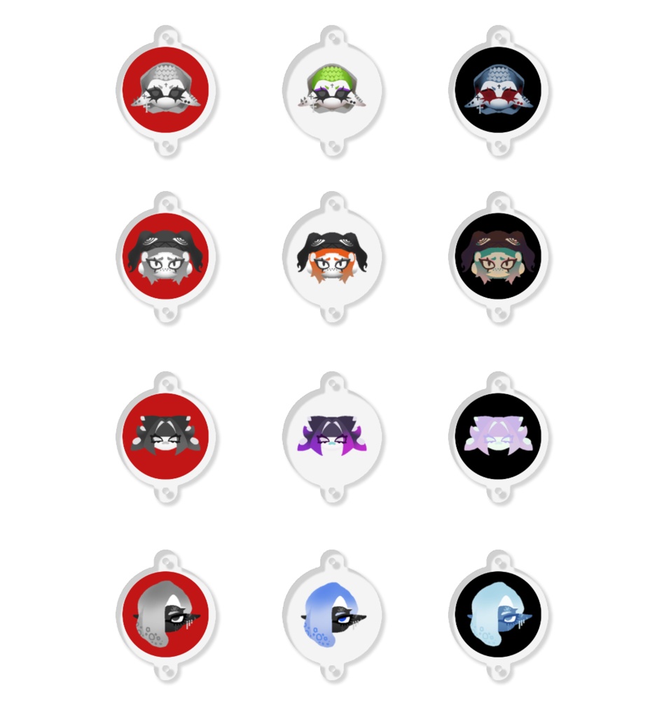 【INSOMNIA】連結アクリルキーホルダー