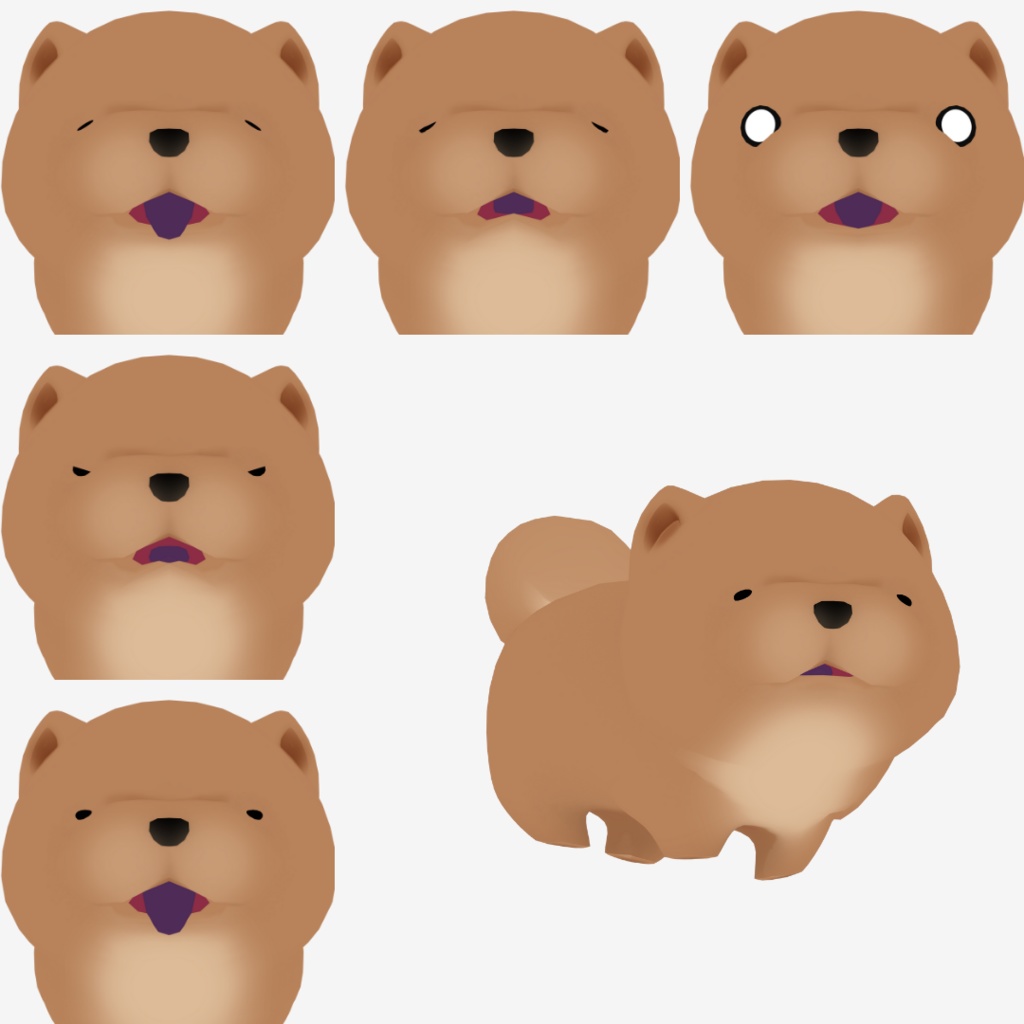 【オリジナル3Dモデル】ちゃうちゃう