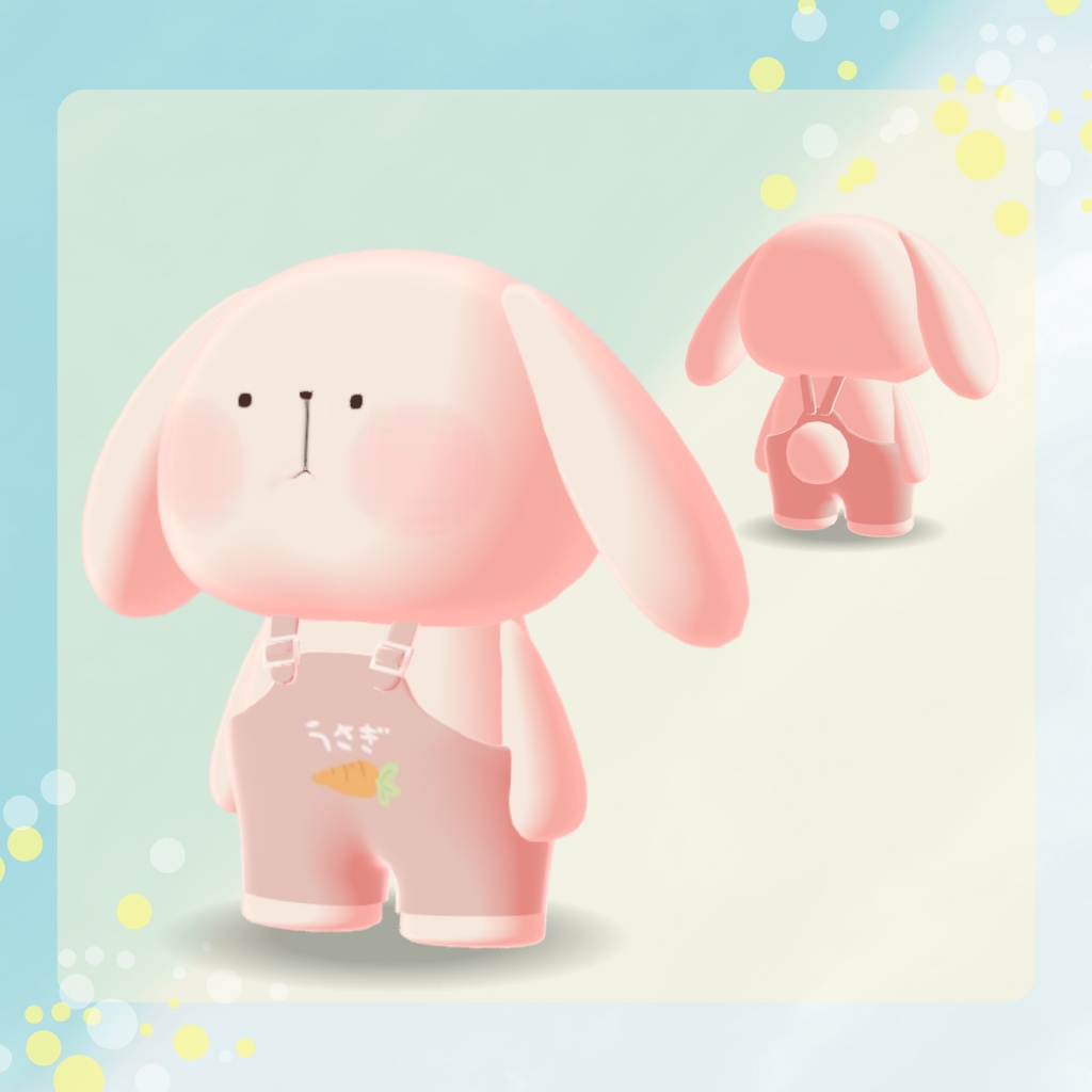 【VRChat想定】うさぎ【Cluster対応】