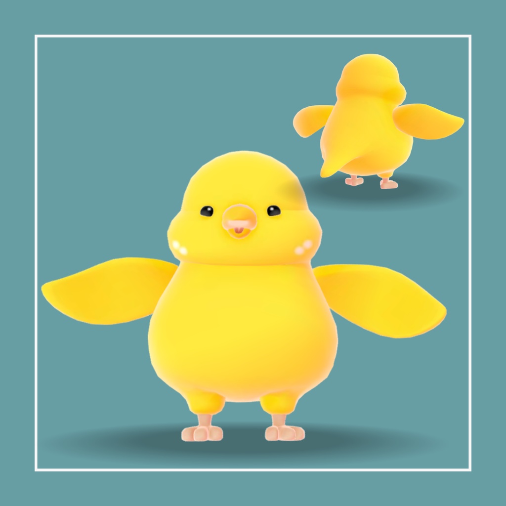 【VRChat想定】小洒落セキセイ【Cluster対応】