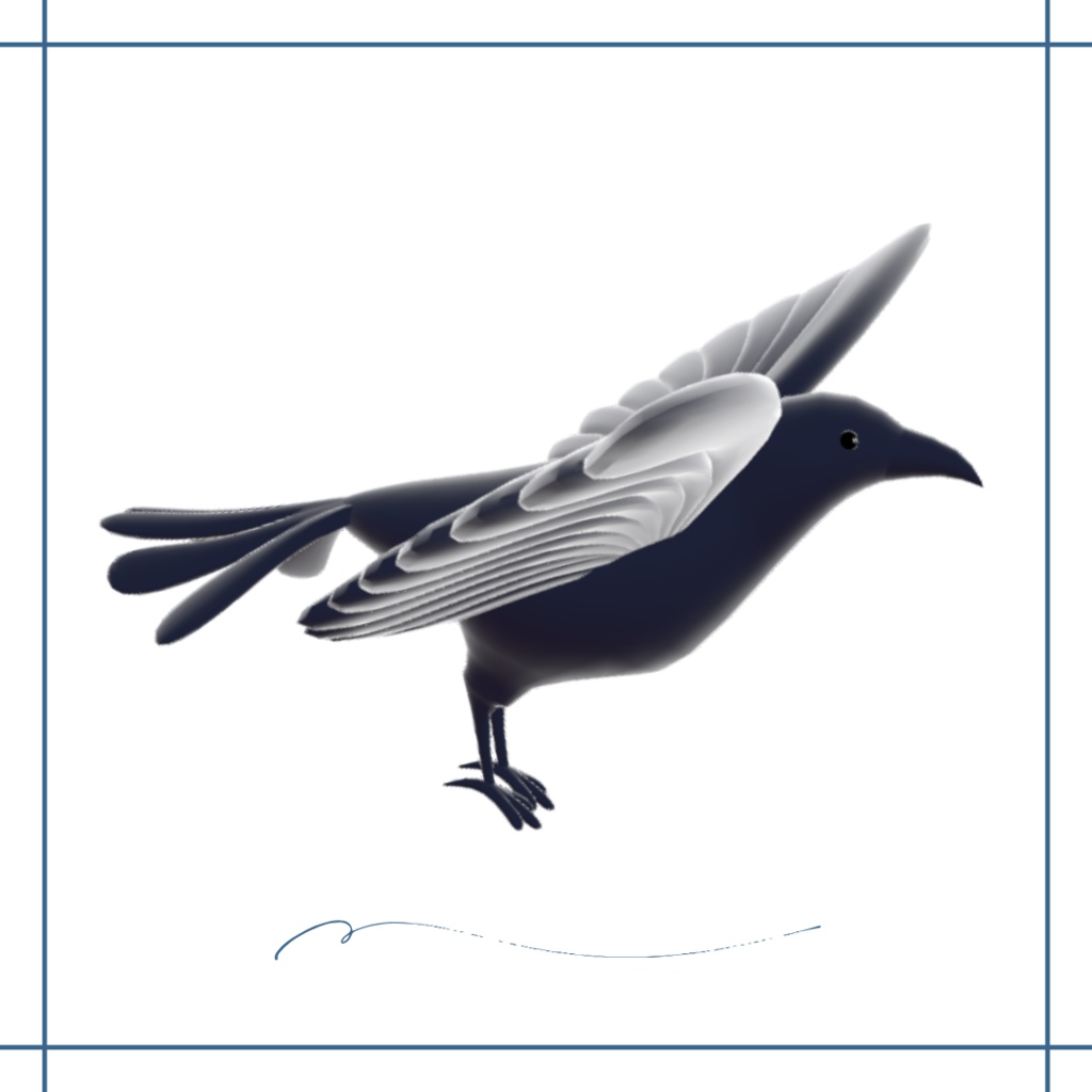 【VRChat想定】カラス【Cluster対応】