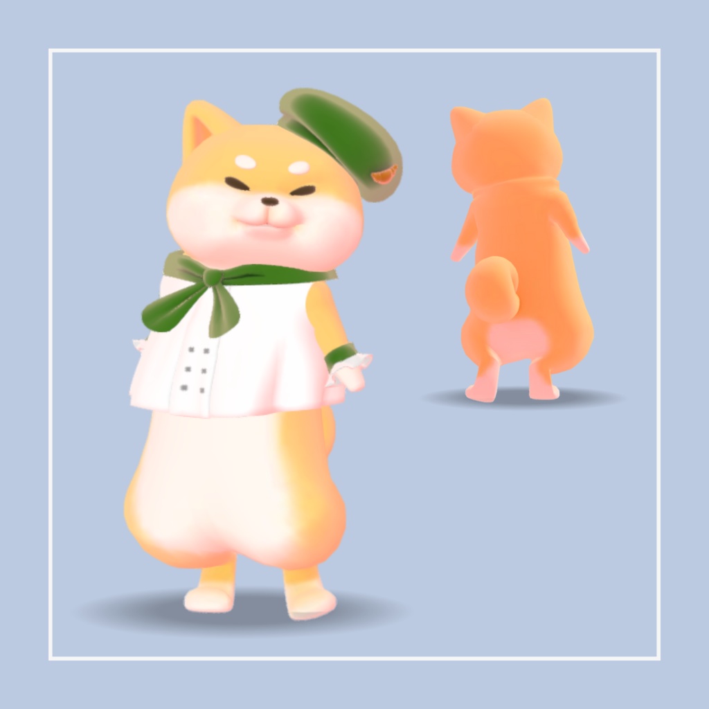 【VRChat想定】パン屋の赤柴【Cluster対応】