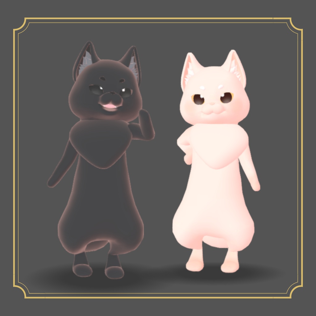 【VRChat想定】クラシカル猫【Cluster対応】