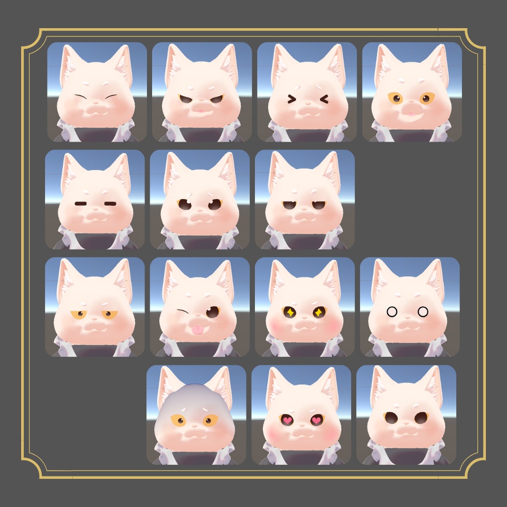 【VRChat想定】クラシカル猫【Cluster対応】