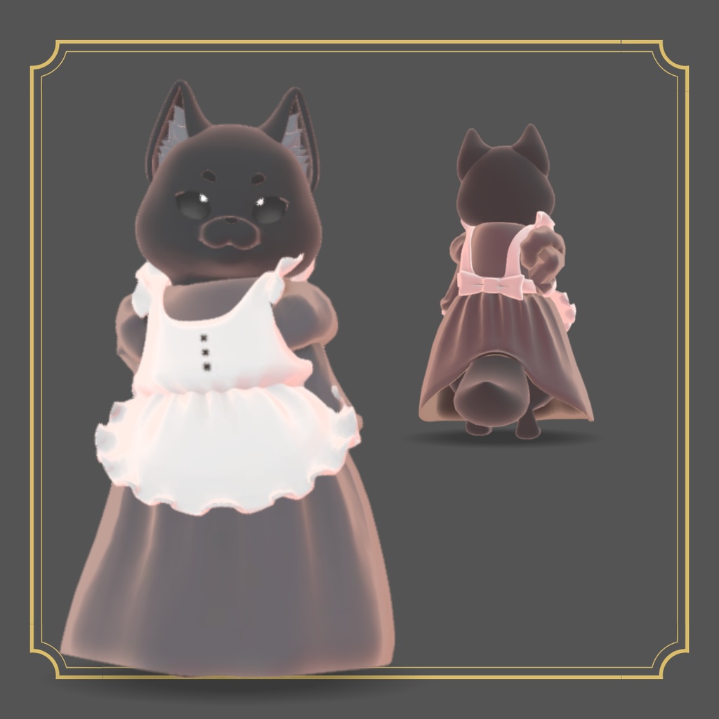 【VRChat想定】クラシカル猫【Cluster対応】