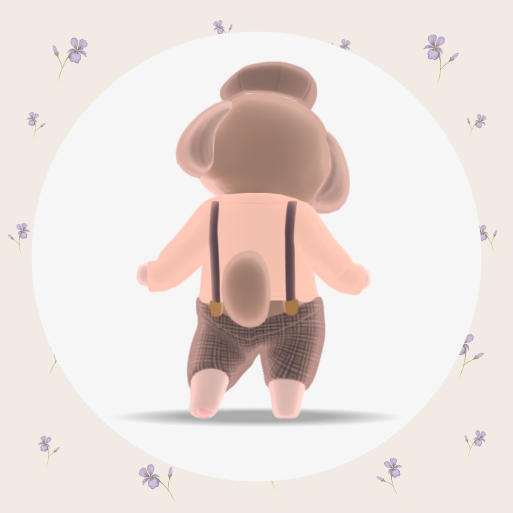 【VRChat想定】プレッピーシーズー【Cluster対応】