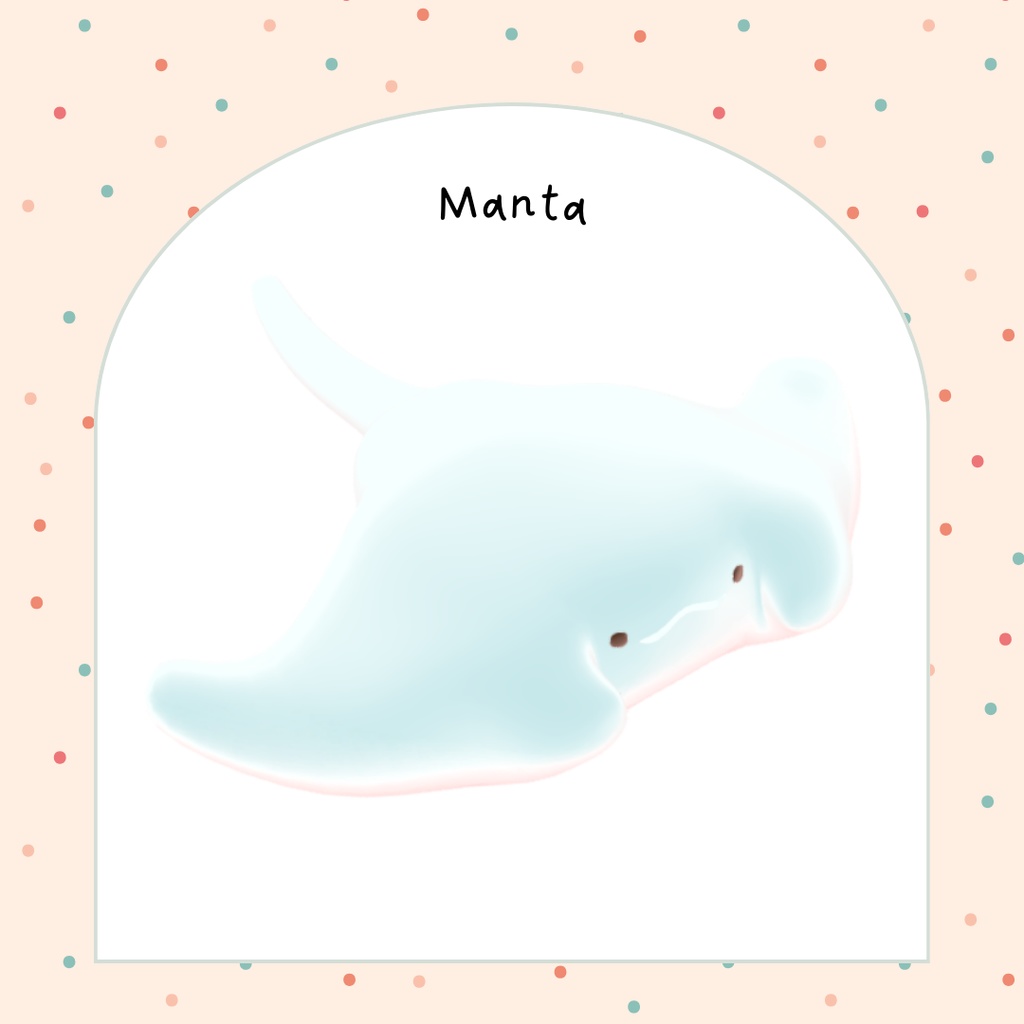 【VRChat想定】スイーツマンタ【Cluster対応】