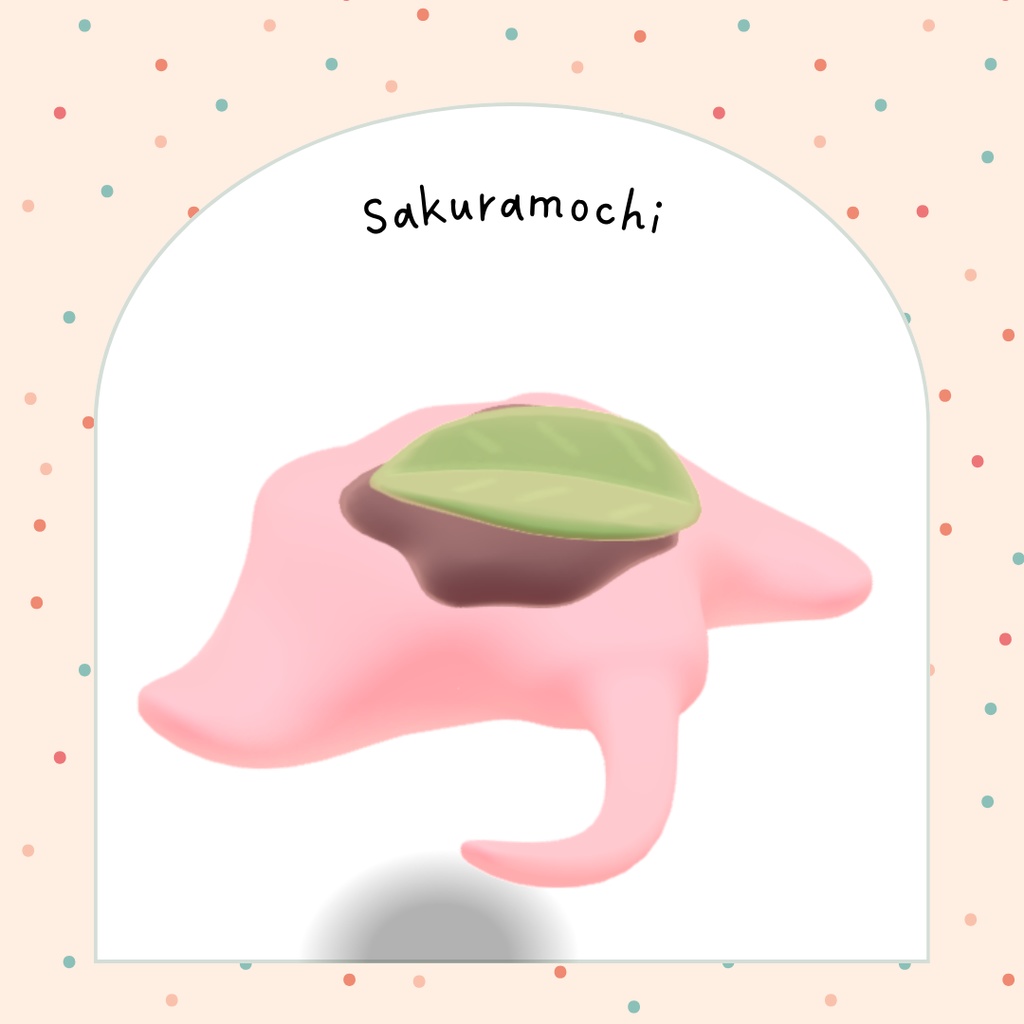 【VRChat想定】スイーツマンタ【Cluster対応】