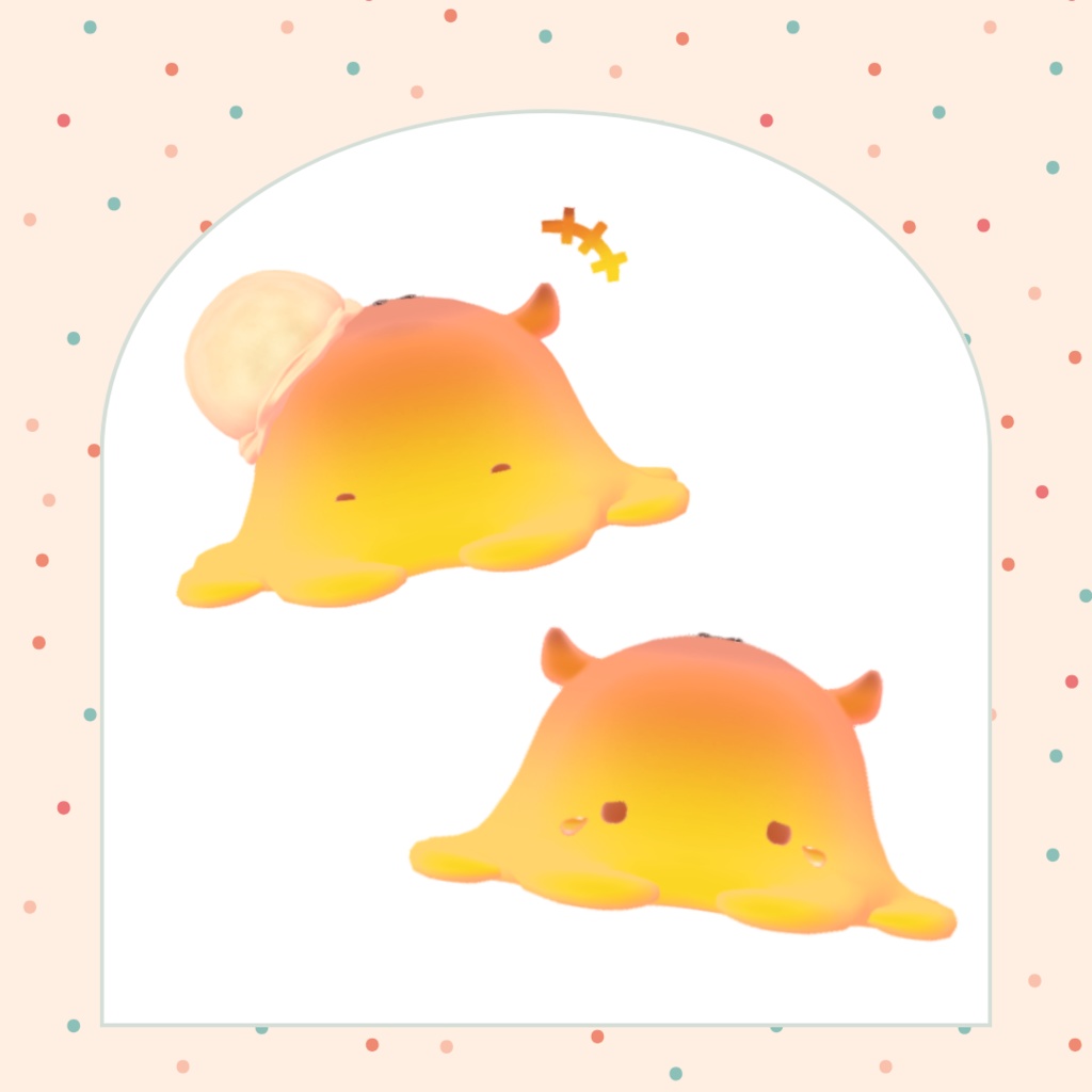 オリジナル3Dモデル「スイートポテトメンダコ」