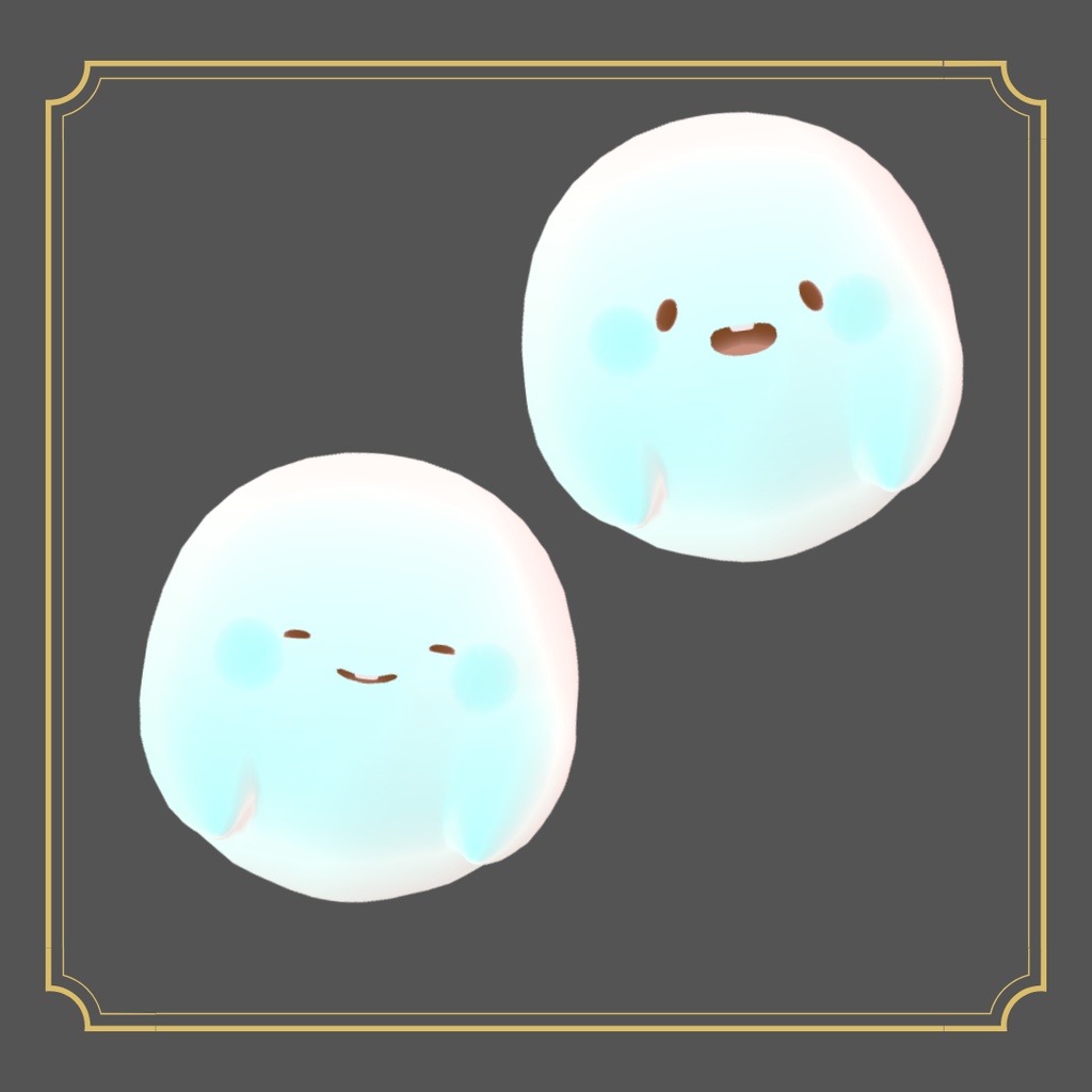 オリジナル3Dモデル「おばけ」