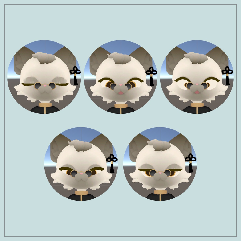 オリジナル3Dモデル「中華猫」