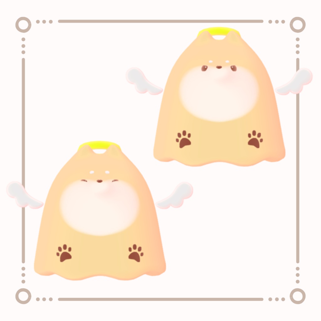 オリジナル3Dモデル「てんしーヌ」