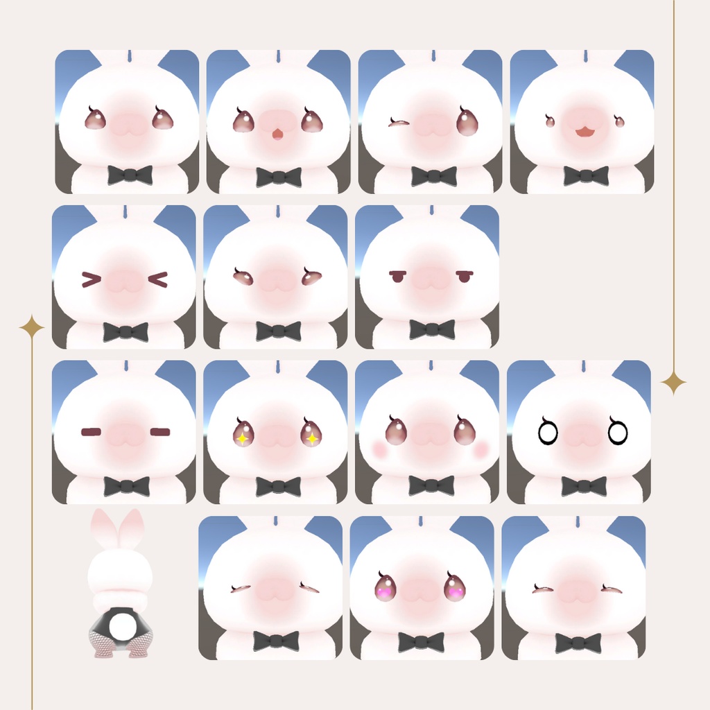 オリジナル3Dモデル「バニーガール」