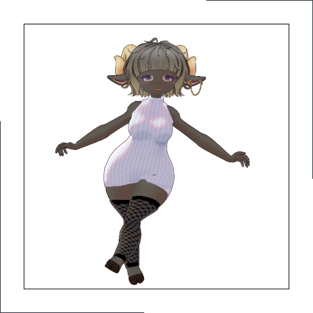 オリジナル3Dモデル「Hitsuji」