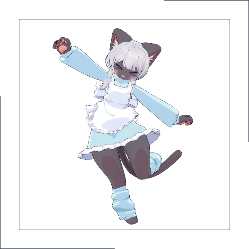 オリジナル3Dモデル「Neko」