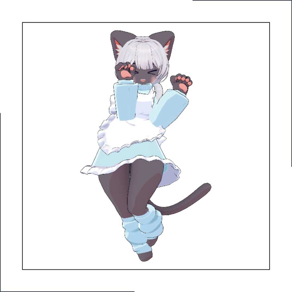 オリジナル3Dモデル「Neko」