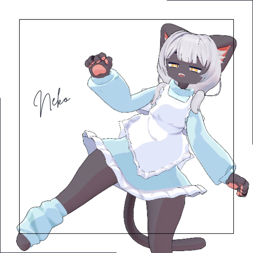 オリジナル3Dモデル「Neko」