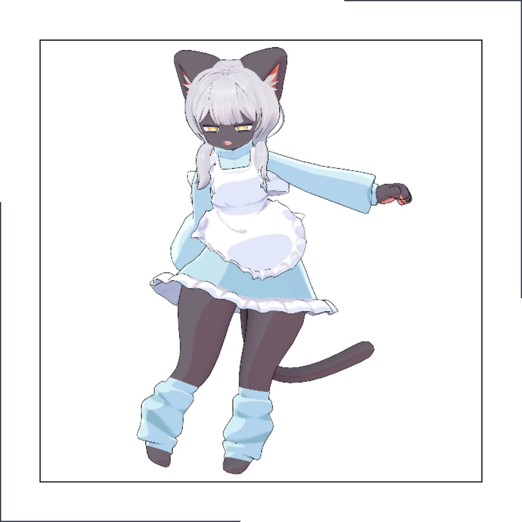 オリジナル3Dモデル「Neko」