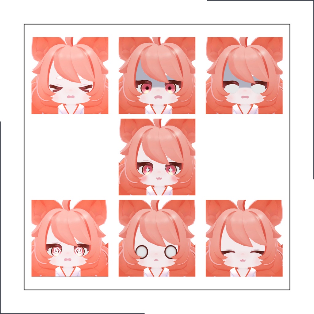 【 24時間限定( ~12/09 14:00 ) 100円セール 】オリジナル3Dモデル「九尾狐」