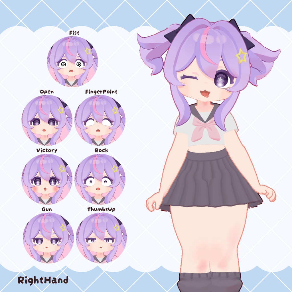 オリジナル3Dモデル「Ame」