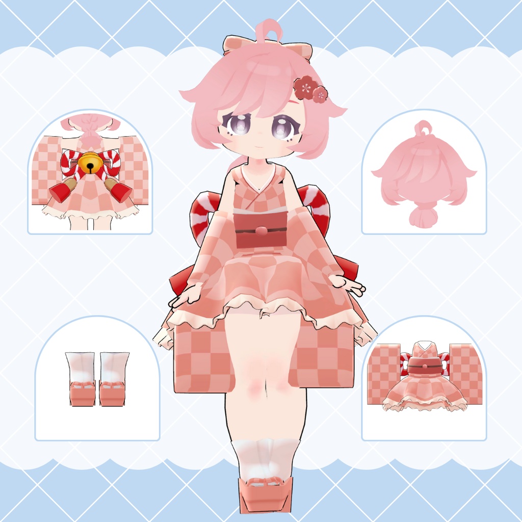 オリジナル3Dモデル「Bibi」