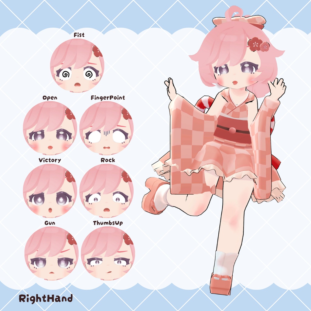 オリジナル3Dモデル「Bibi」