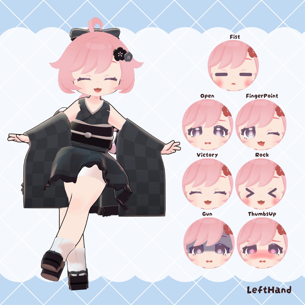 オリジナル3Dモデル「Bibi」