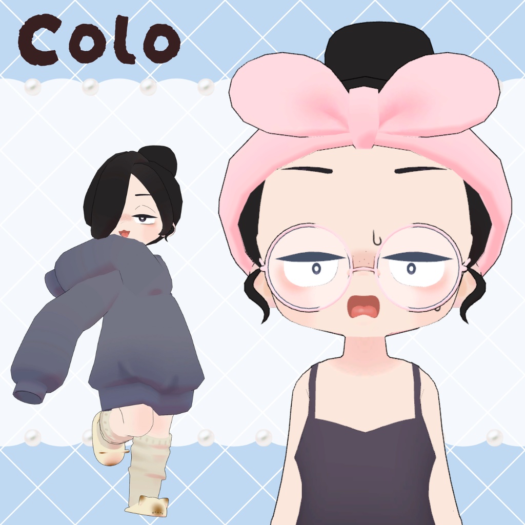 【24時間限定価格】オリジナル3Dモデル「Colo」