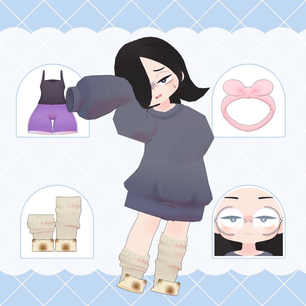 オリジナル3Dモデル「Colo」